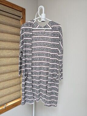 Lightweight Open-Front Cardigan